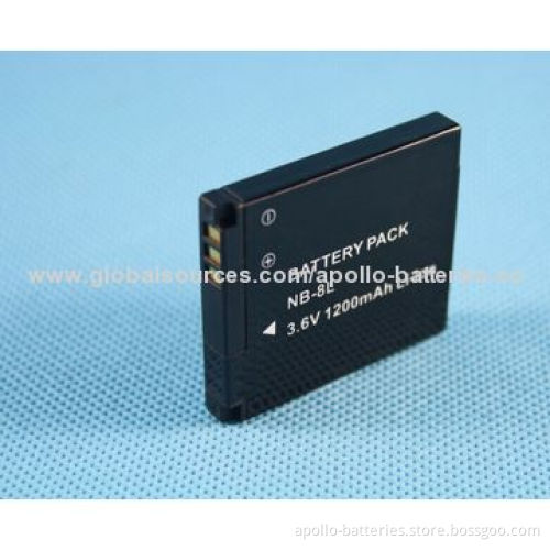 Camera Battery for Canon NB-8L, 3.6V/1200mAh, Li-ion
